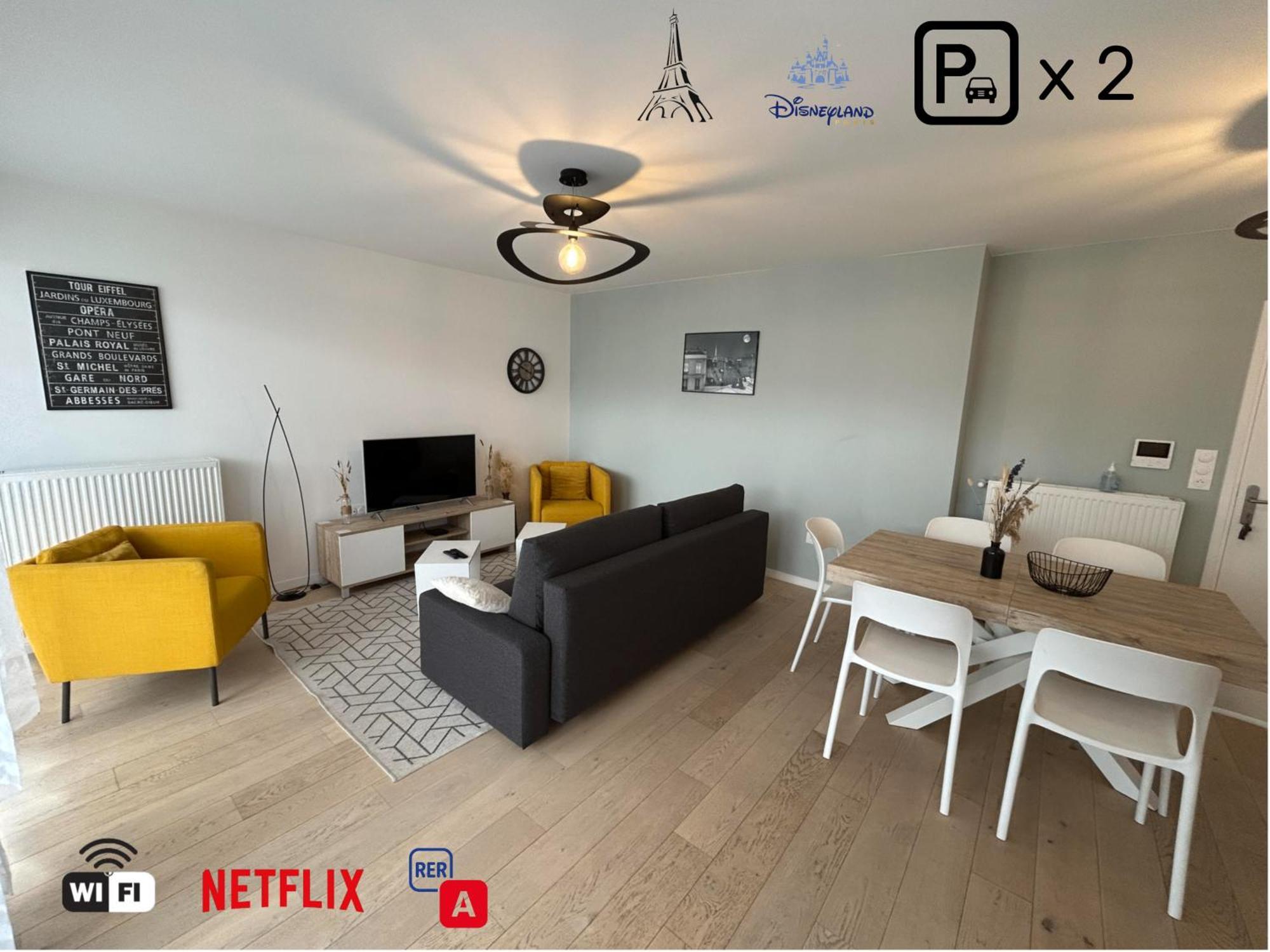 Le Repaire De Mickey Apartment Chessy  Exterior photo